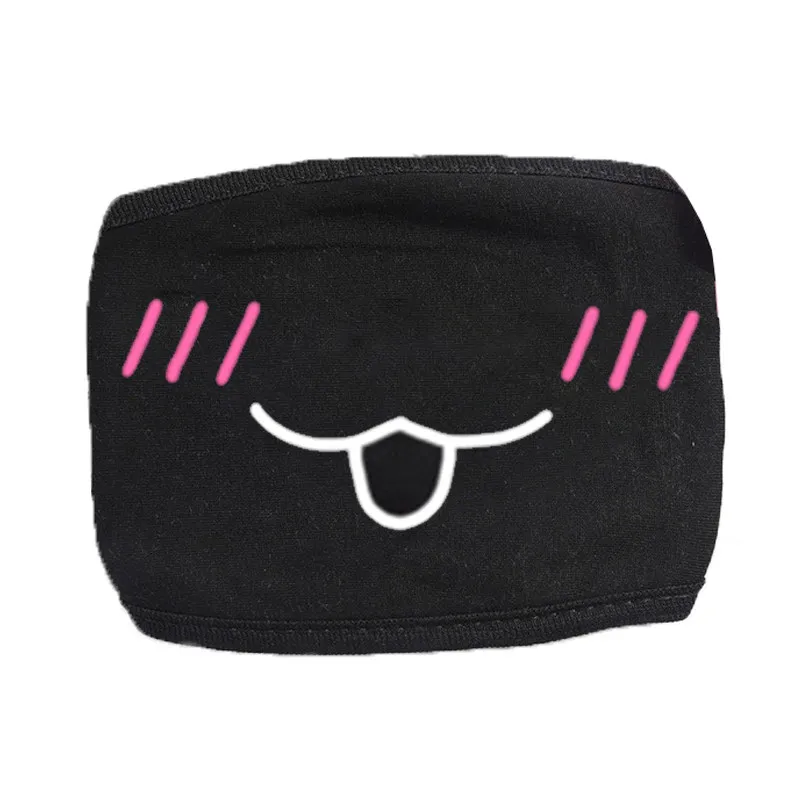 Зеленый Child Like Mouth Mask Dark Anti Dust Cool Mask Cartoon Mouth Muffle Face Mask Emoticon Masque Masks For Gifts for Children's Day - Цвет: Зеленый
