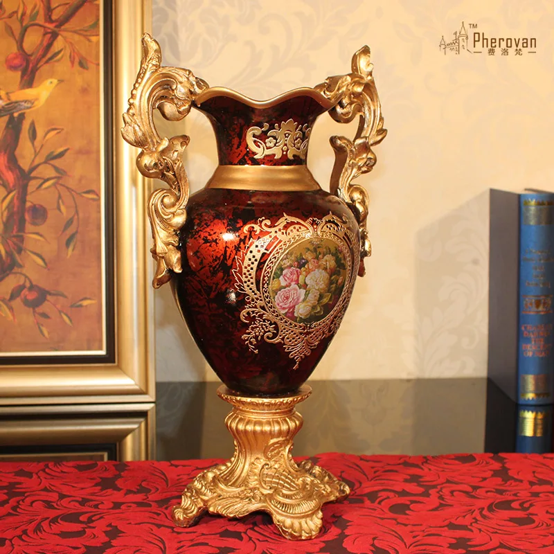 Mihou Rui Европейская керамическая ваза Европейский пол для гостиной специальное