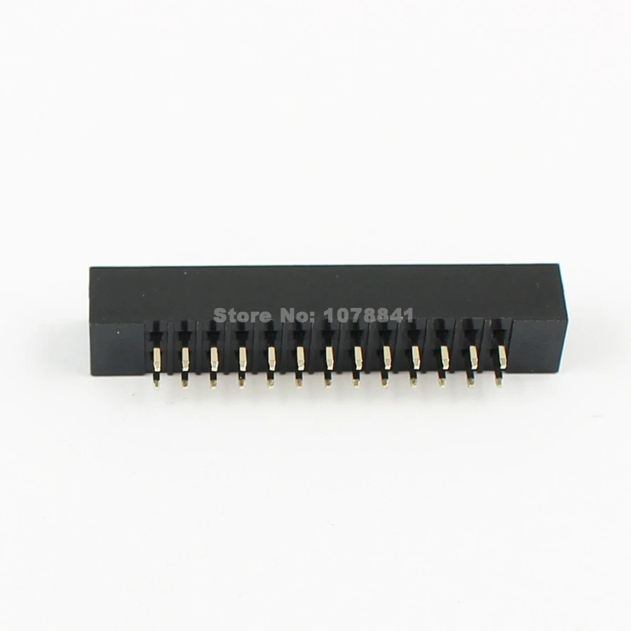 10 шт 2 мм 2x13 Pin 26 булавки прямой мужской окутанный PCB Заголовка коробки разъем