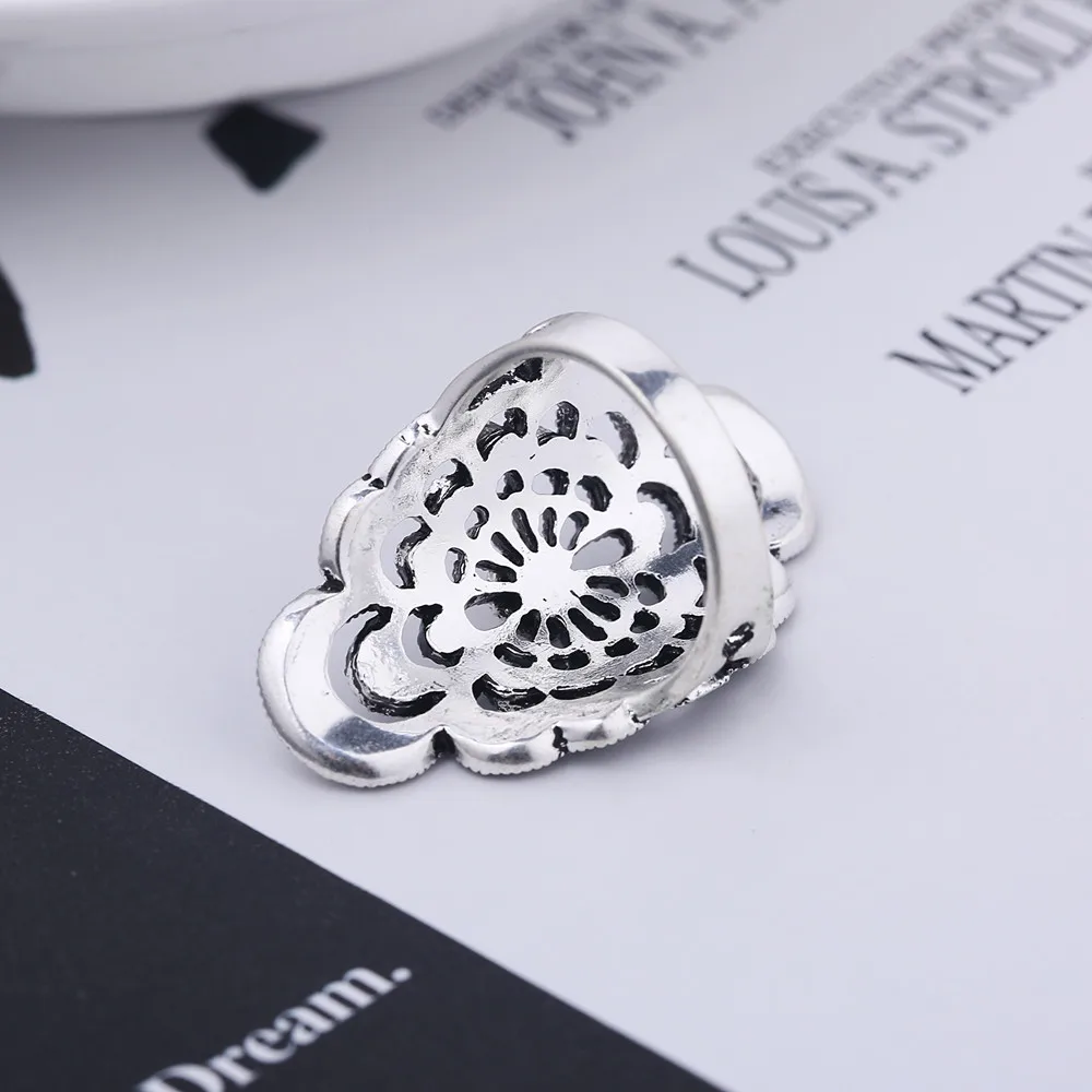 Антикварные украшения защиту окружающей среды кольцо сплава Выдолбленные