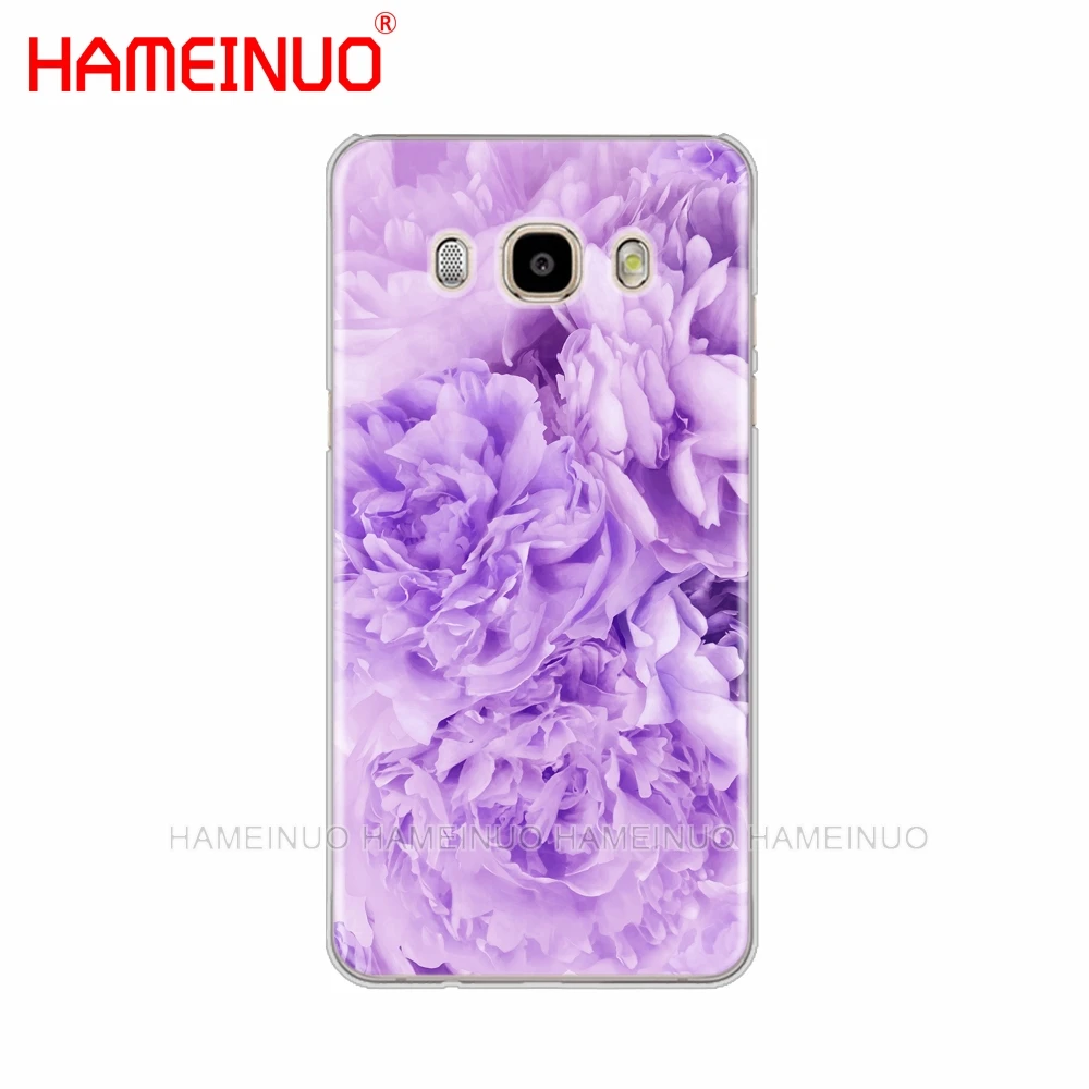 HAMEINUO Модный чехол для телефона с фиолетовыми летними пионами цветами и Samsung Galaxy J1