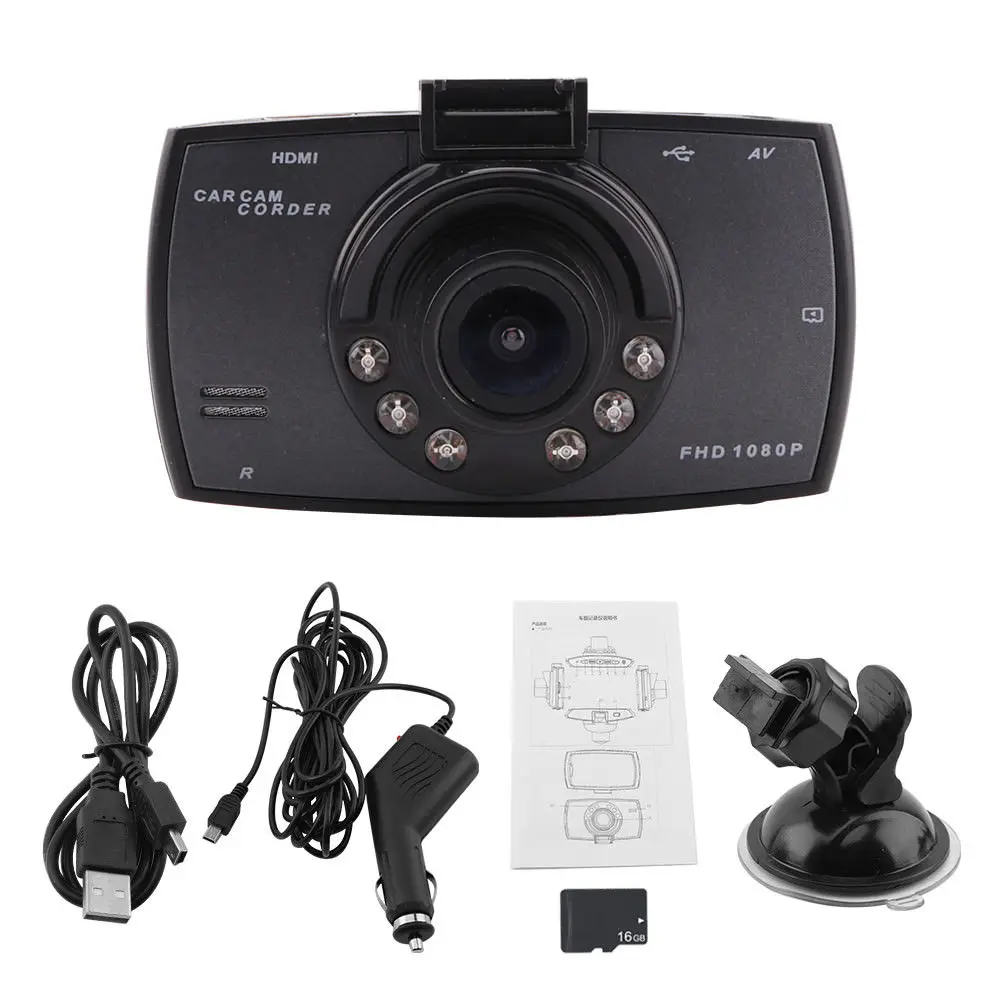 

Car DVR Camera Full HD 1080P 140 Degree Dashcam Video Registrars for Cars Night Vision G-Sensor Dash Cam