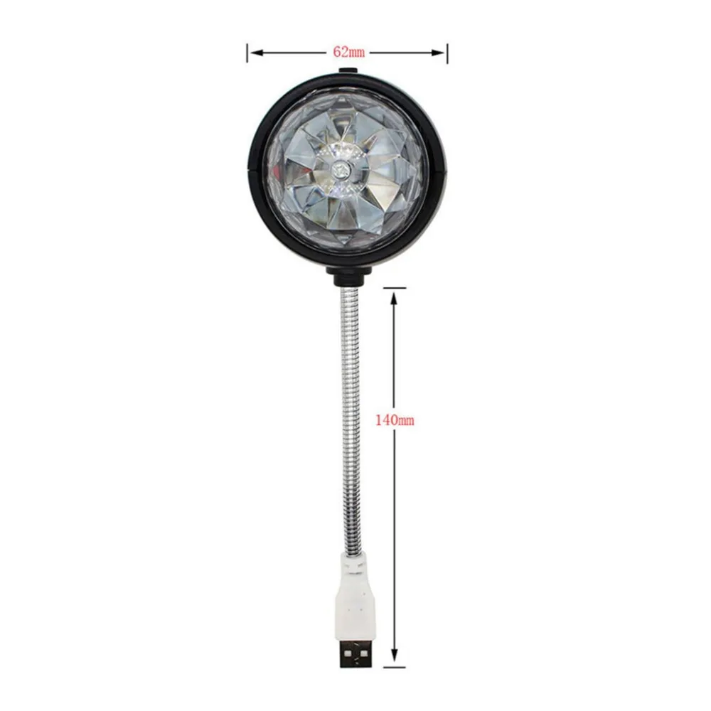 LED Stage Light Sound Control Crystal Magic Disco DJ KTV Party Lamp | Освещение