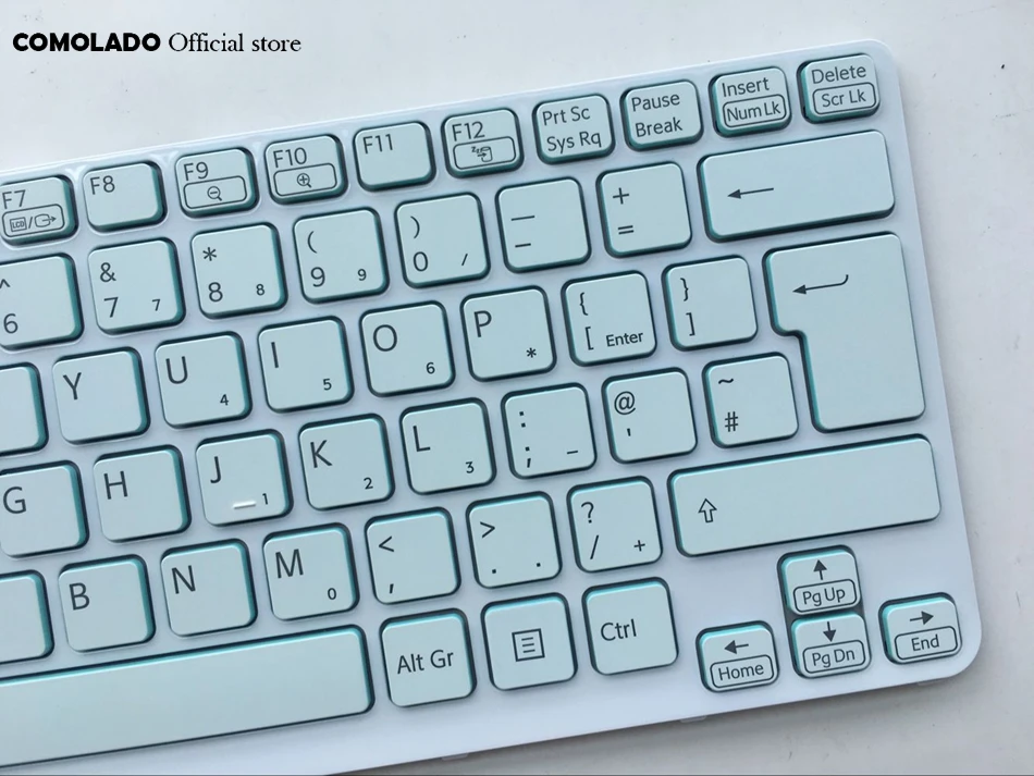 Британская клавиатура для Sony Vaio SVE 14 SVE14 SVS14 SVE14A с подсветкой белой и черной рамкой