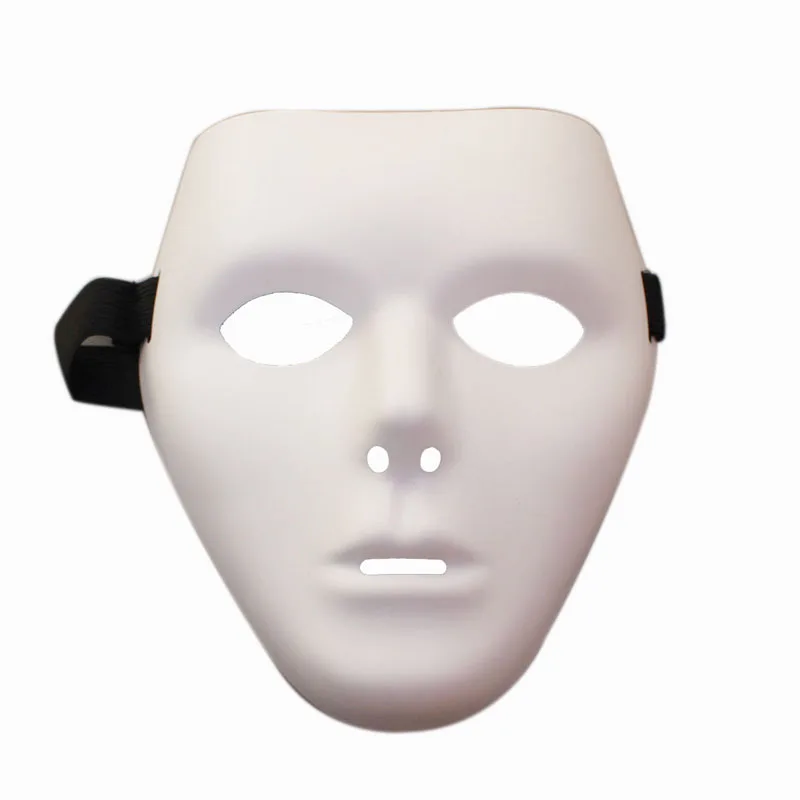 10 шт./лот маска на Хэллоуин танцевальные белые маски Jabbawockeez из ПВХ для маскарада