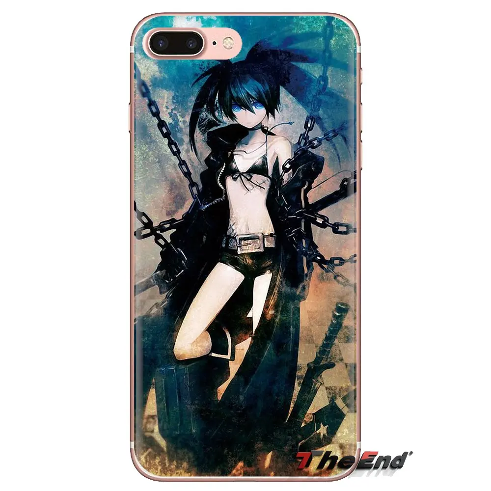 Силиконовый чехол для телефона с черным рок-шутером Hatsune Miku Xiaomi Redmi 4A S2 Note 3 3S 4 4X 5 Plus