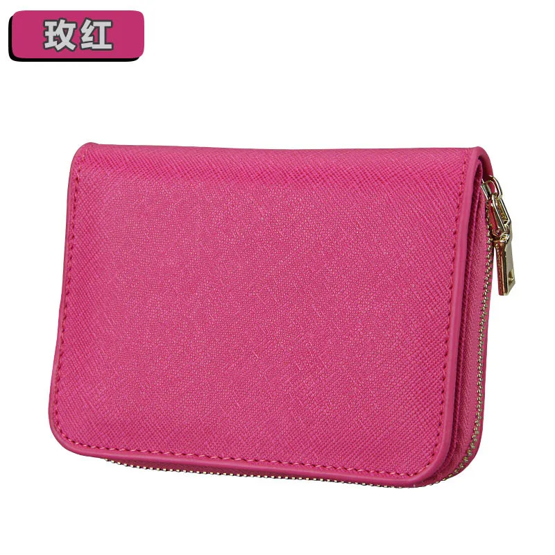 Hot pink Высокое качество, модные спилок Для мужчин бумажник леди монета карман Многофункциональный молнии и hasp Для мужчин кошелек мужской карты ID владельца XF343 - Цвет: Hot pink