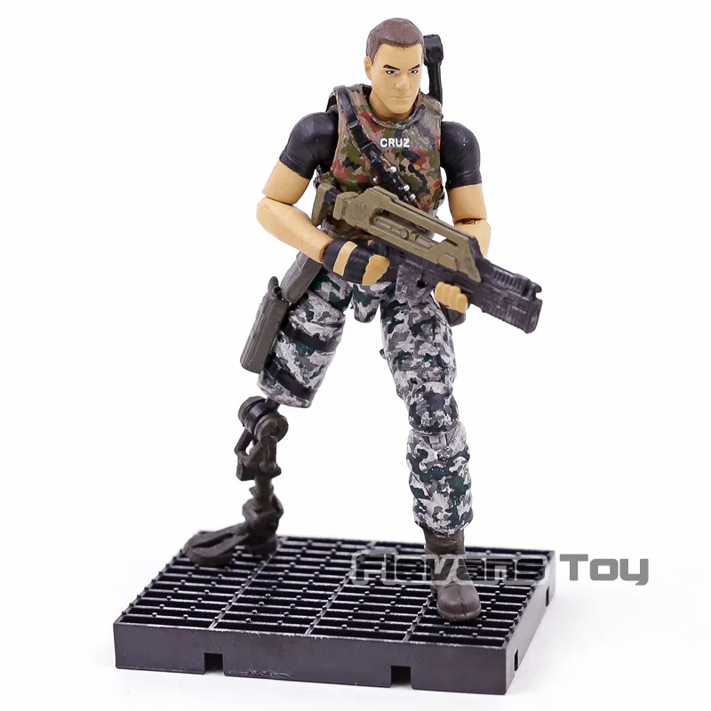 HIYA TOYS Aliens Colonial Marines Cruz Bella Redding Xenomorph Raven Crusher 1:18 ПВХ фигурка игрушки