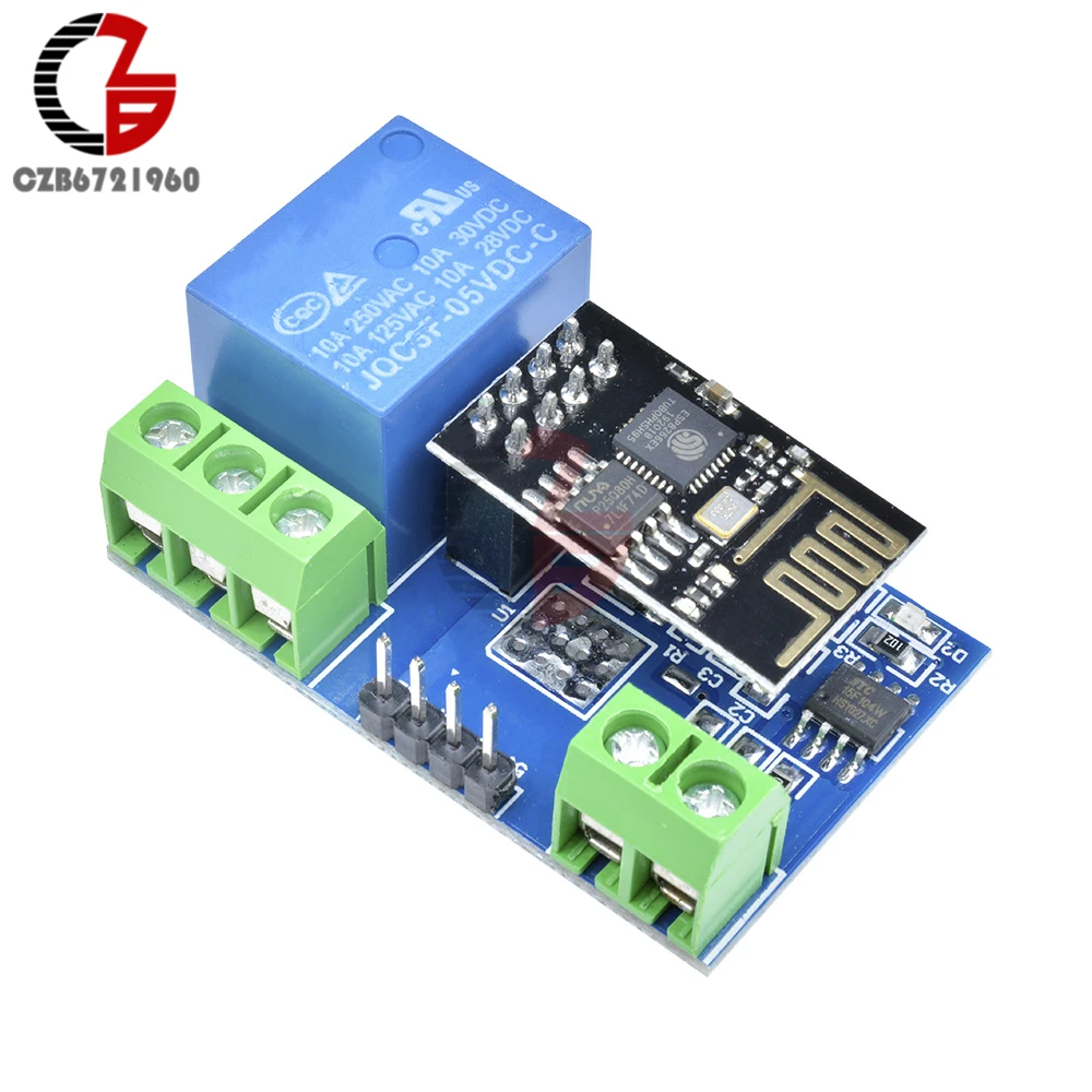 5 в постоянного тока 1 канал ESP8266 ESP 01 релейный модуль беспроводной Wifi пульт