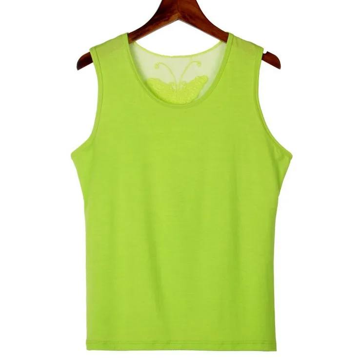 8 цветов Женские сексуальные эластичные майки с круглым вырезом без рукавов