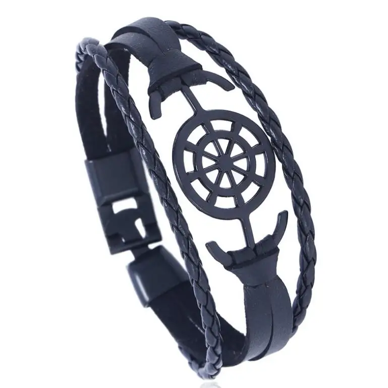 Модный винтажный браслет с подвесками для мужчин и женщин сетчатый Браслет из