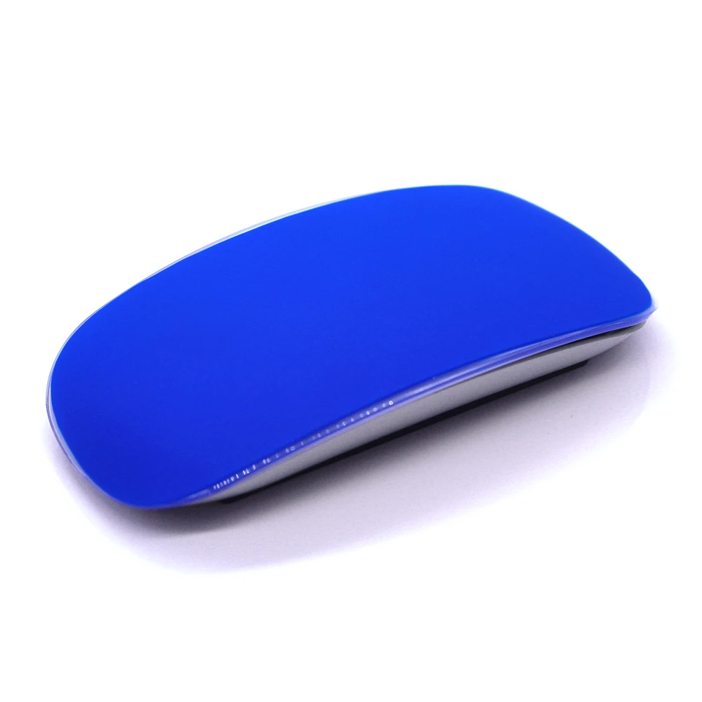 darkBlue Тонкий конфетных цветов силиконовый мягкий защитный чехол для MAC Apple Magic mouse для Macbook Magic mouse 1 2 - Цвет: darkBlue