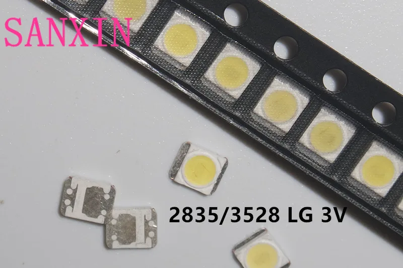 Оригинальная и новая светодиодная подсветка для LG 60 шт. 1210 3528 2835 1 Вт лм холодный