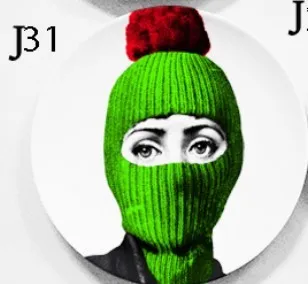 31 " /8" Fornasetti настенный таблички домашний бар задний план книги по искусству Nouveau украшения Фарфор блюда иллюстрации украшения Craft - Цвет: 31