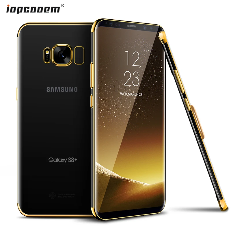 Прозрачный чехол из ТПУ для samsung Galaxy S8 s8 плюс Ультратонкий Мягкий задняя обложка