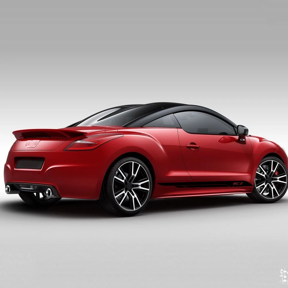 183 см DIY пользовательские автомобильные наклейки для Пежо RCZ боковая наклейка на кузов автомобиля Наклейка декоративная наклейка s авто аксессуары