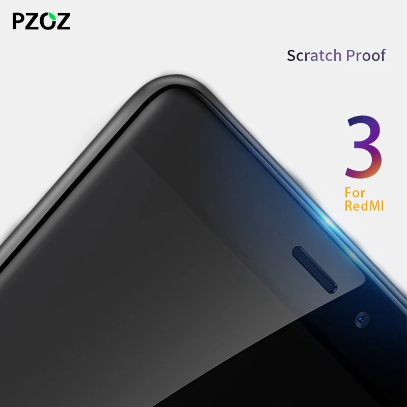 Закаленное стекло PZOZ для xiaomi mi note 3 Защитная пленка экрана redmi s prime оригинальная pro