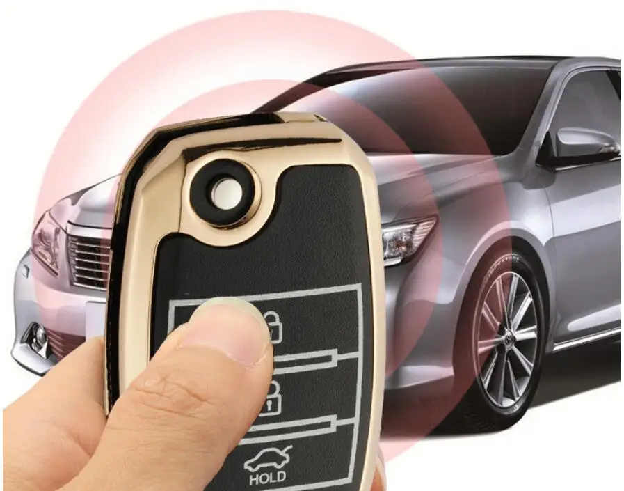 Чехол для автомобильного ключа из оцинкованного сплава + ТПУ чехол KIA K3 K5 Sorento KX5 KX3