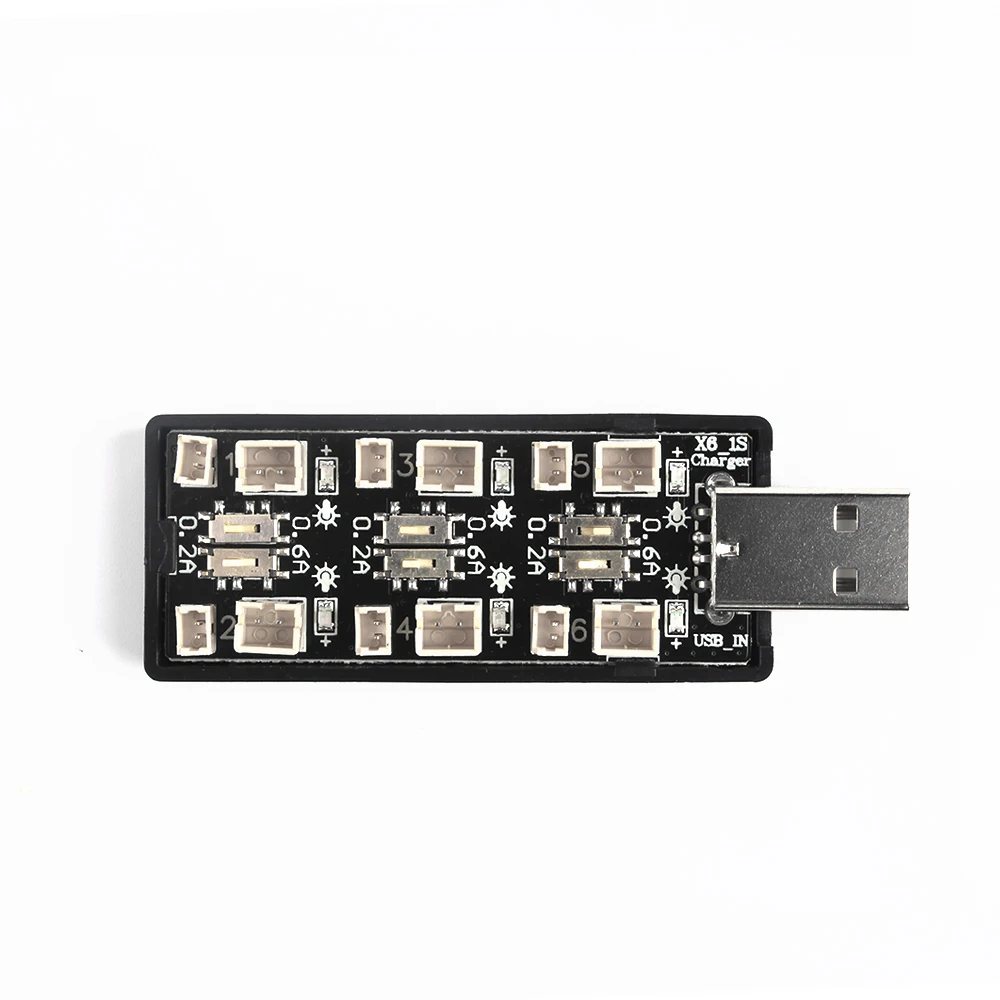 Плата адаптер LiHv для зарядки аккумуляторов 6 каналов USB 3 8 В 1 с 4 35 в|Зарядные