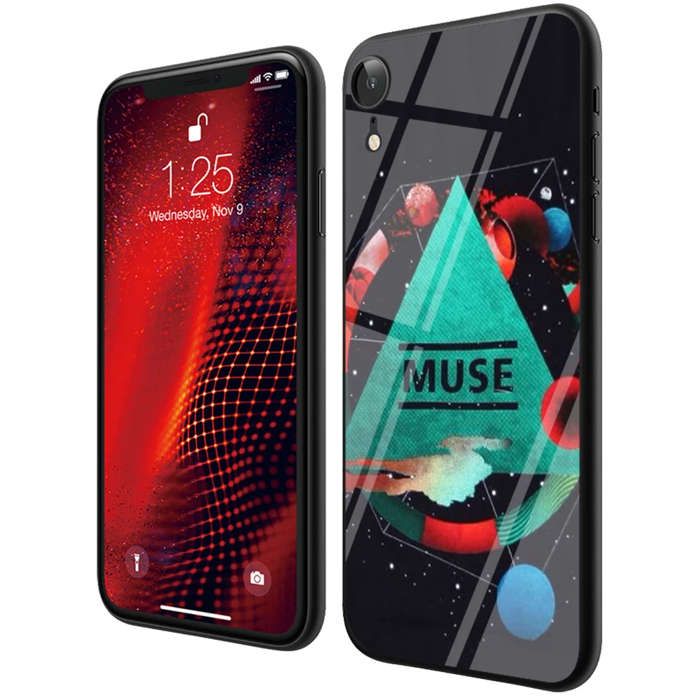 Чехол Lavaza MUSE из закаленного стекла ТПУ для iPhone 6 6S 7 8 Plus 5 5S SE XR X XS 11 Pro MAX