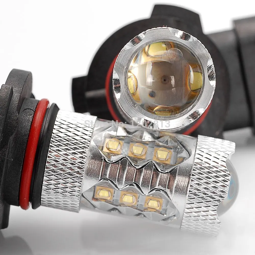 Дневные светодиодные фары дальнего света с чипами CREE 80 Вт 9005 HB3 P20D для Buick Ford Mustang