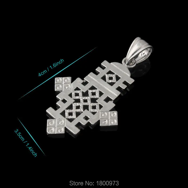 Новое поступление подвеска в виде креста эфиопском стиле Посеребренная