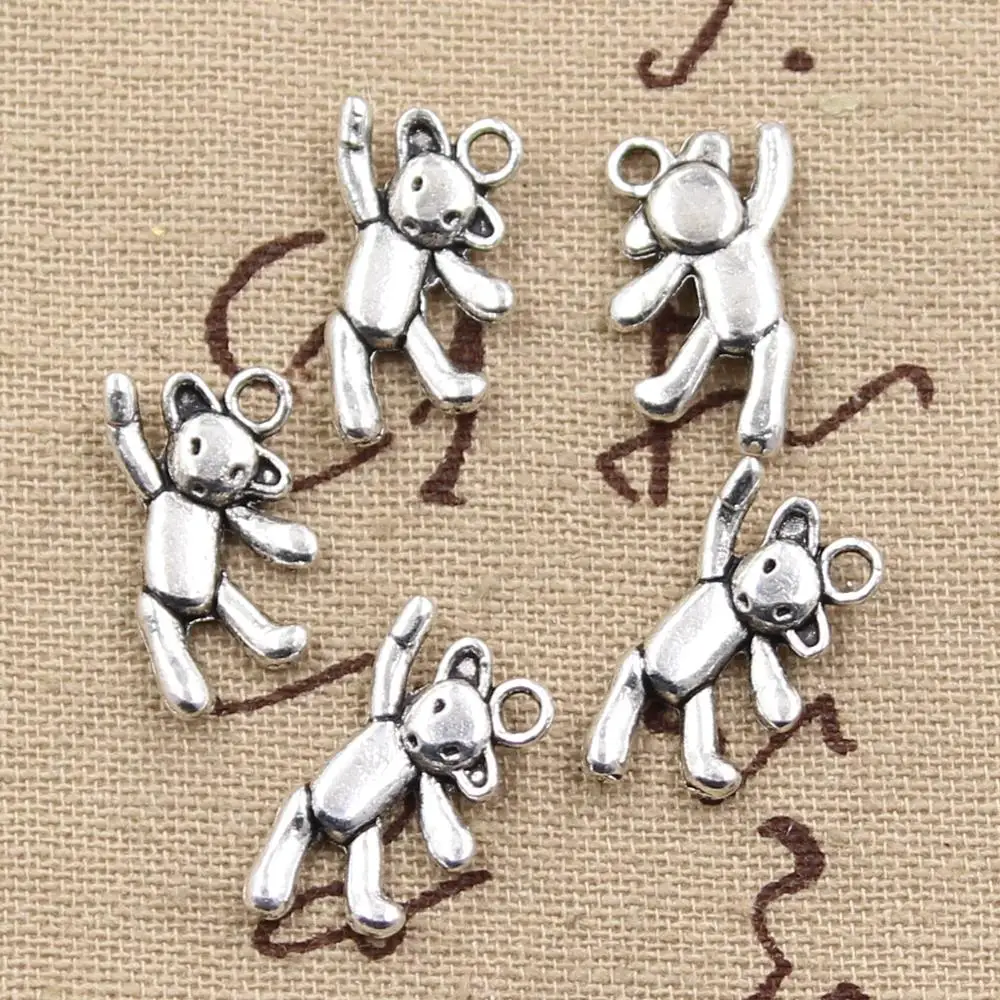 20 шт. подвески в виде гимнастического мишки 19x10 мм|be charm|charms gymnasticsgymnastics charms |