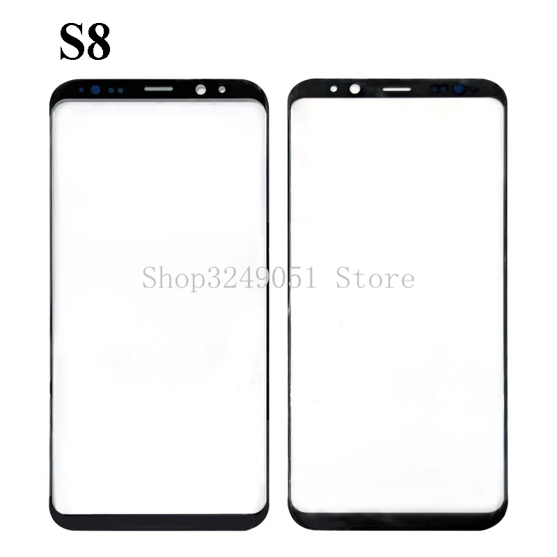 Для Samsung Galaxy S8 G950 G950F/S8 плюс G955 Передняя Внешний Стекло объектив 5.8 &quotЖК-дисплей