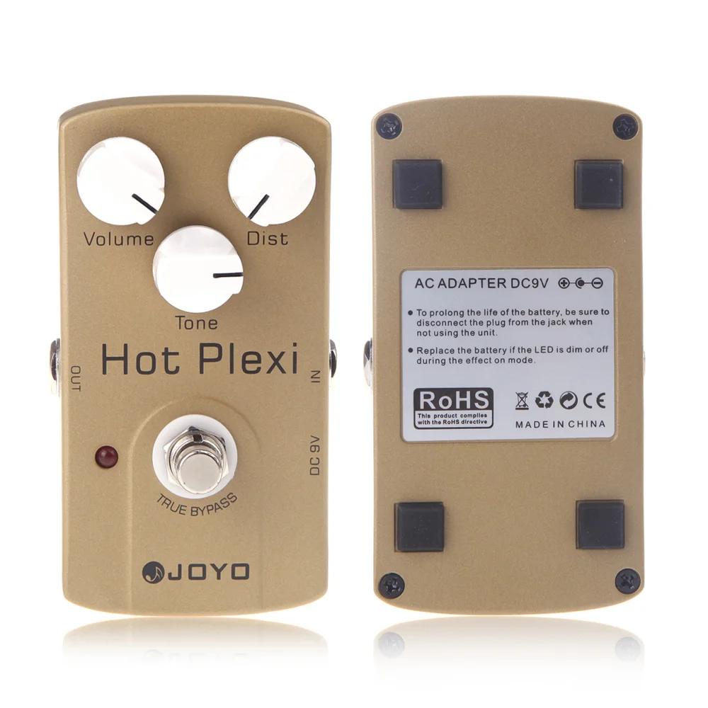 JOYO JF 32 Горячие Plexi педаль эффектов для электрогитары перегруз искажение