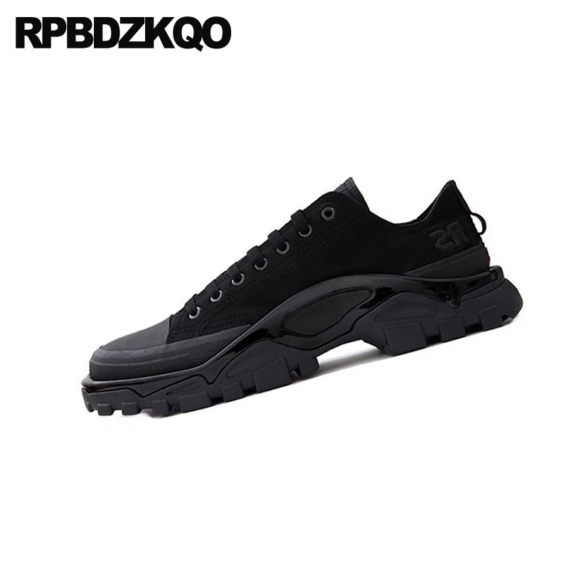 Туфли женские холщовые на толстой подошве дышащие кроссовки криперы круглый