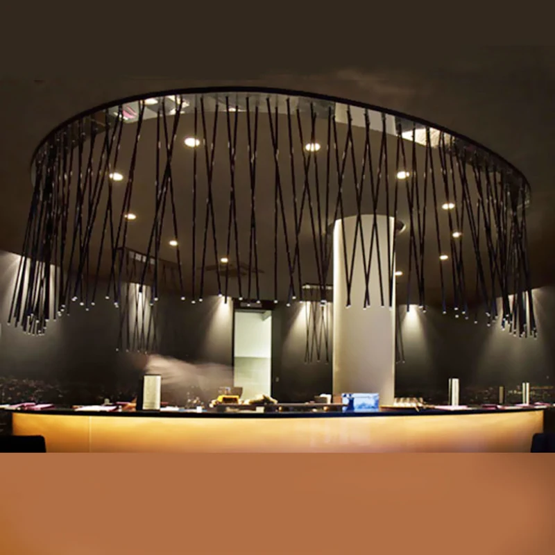 Светодиодный трубчатая балка подвесной светильник простой современный