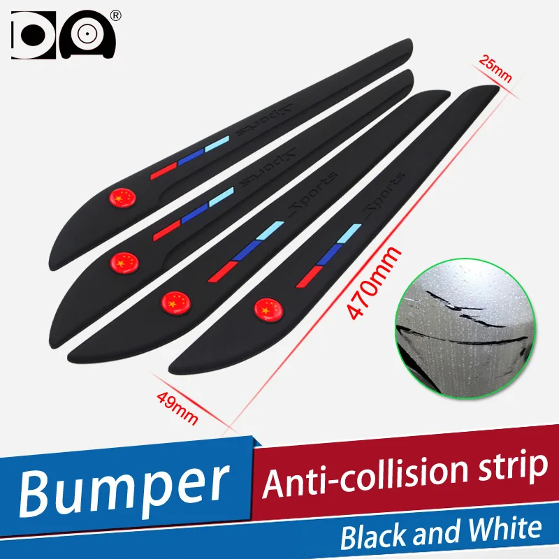 Автомобильный бампер Противоударная полоса черного/белого цвета для Chevrolet Trax Sonic