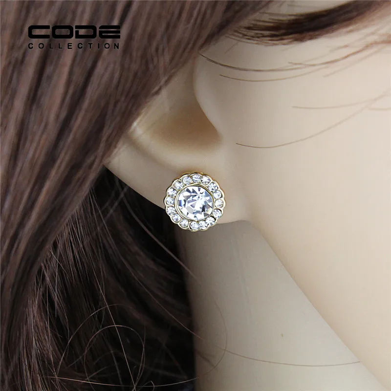 5 пар/компл. подражать Стразы Стад Серьги для женщин марки бринсос серьги с