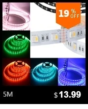 DC12V светодио дный ленты 5050 SMD 5 м 60 светодио дный s/m IP20 IP65 Водонепроницаемый RGB белый/теплый белый /синий/красный/зеленый черный PCB гибкие светодио дный полосы света