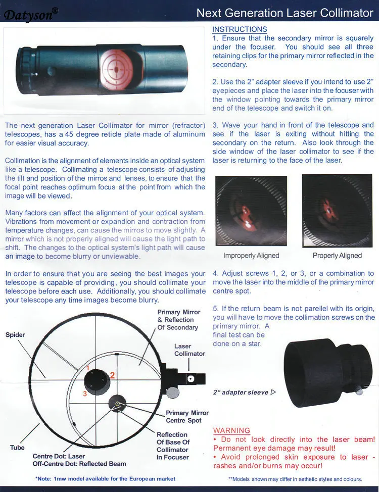 Ньютона 7 уровня окуляр 1 25 &quotкрасной лазерной коллиматор выравнивания телескоп