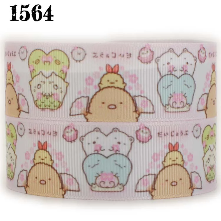 Новинка 50 ярдов живой мультфильм sumikko gurashi шаблон печати grosgrain ленты бесплатная