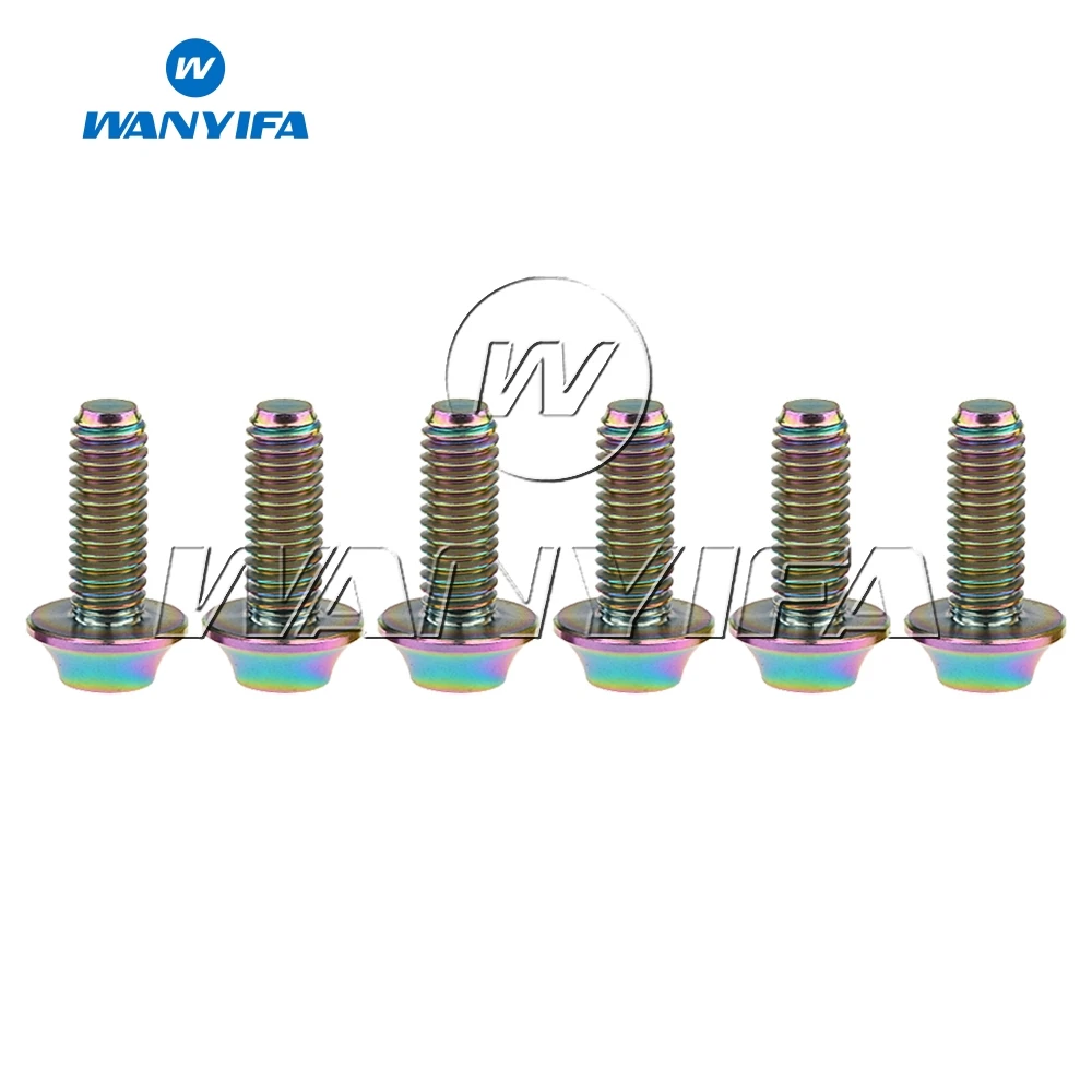 Wanyifa титановый M6x16 20 мм болт Torx T30 головка для велосипеда V Brake 6 шт./лот|brakes for bicycles|m6