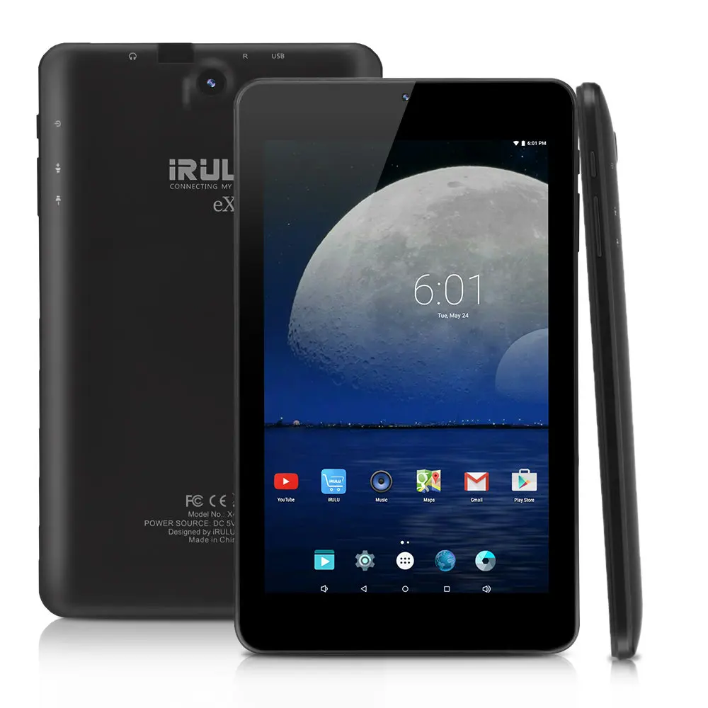 IRULU 7 &quotX4 Планшет Quad Core Android 5.1 16 ГБ AllWinner A33 ARM Cortex-A7 1.3 ГГЦ 4000 мАч Tablet Google Английская