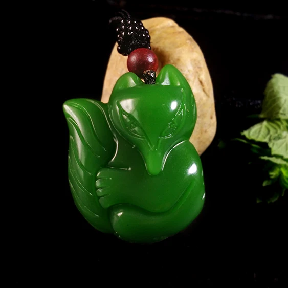 100%Hetian stone pendant with the fox necklace | Украшения и аксессуары