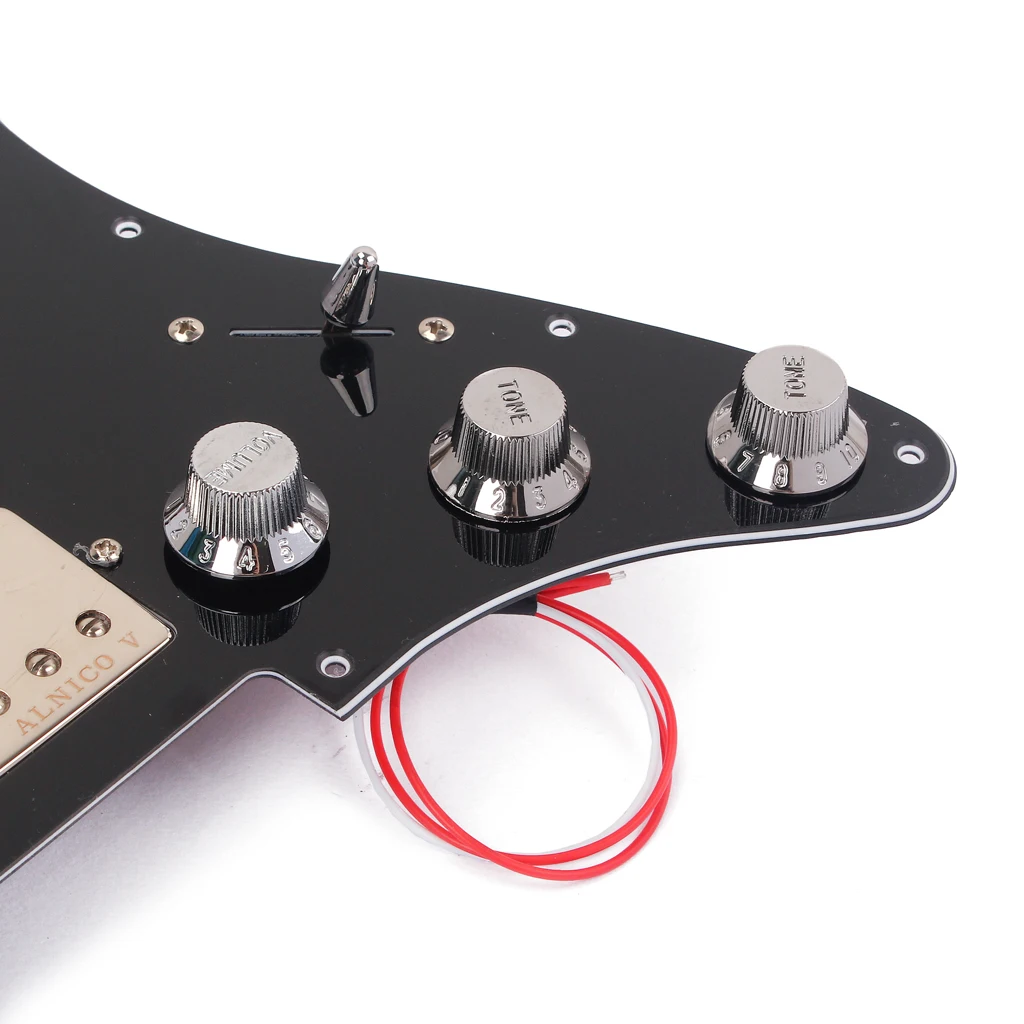 3 слоя 11 отверстий SSH стиль загружен Prewired Humbucker Pickguard набор с винтами царапин