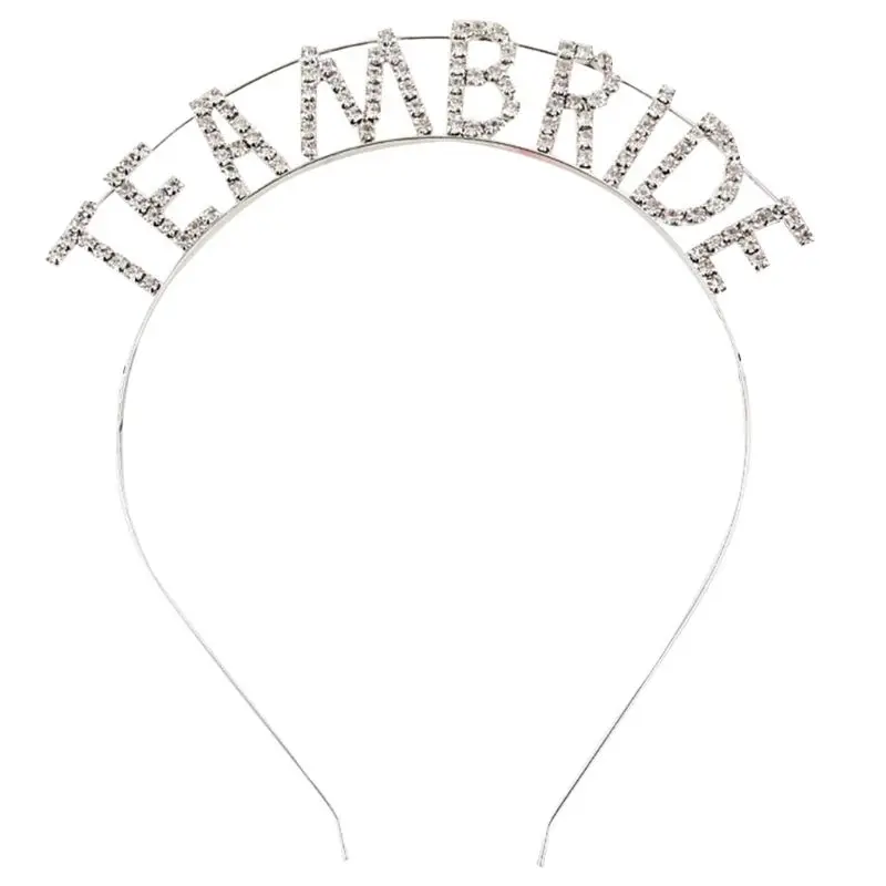 Свадебная оголовье из металлического сплава блестящие стразы выдолбленные