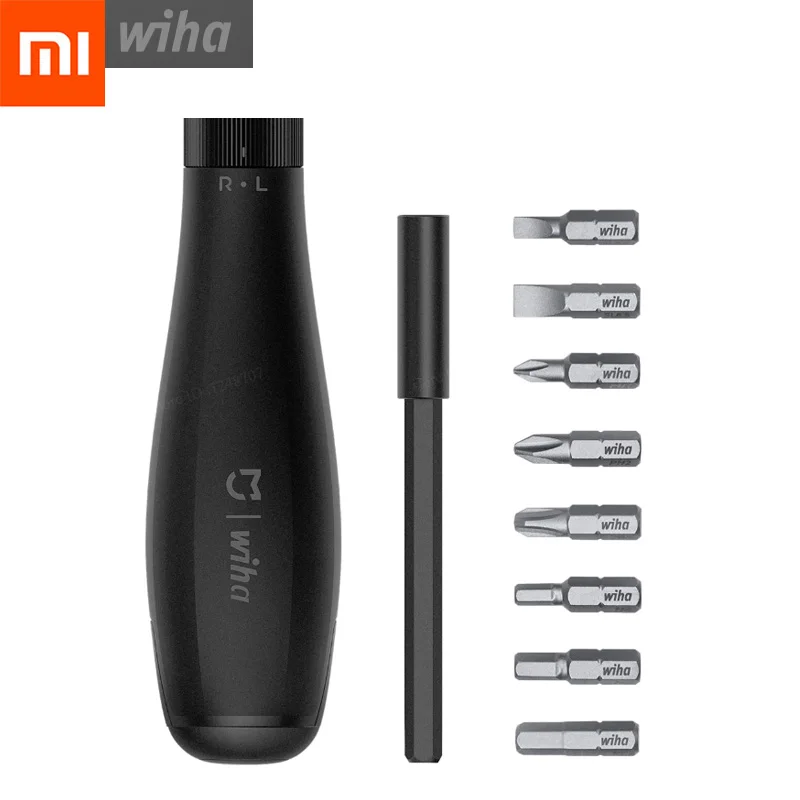 screwdriver Xiaomi Mijia Wiha ежедневного использования отвертка комплект 8в1 прецизионные магнитные биты скрытый журнал дизайн отвертка - Цвет: screwdriver
