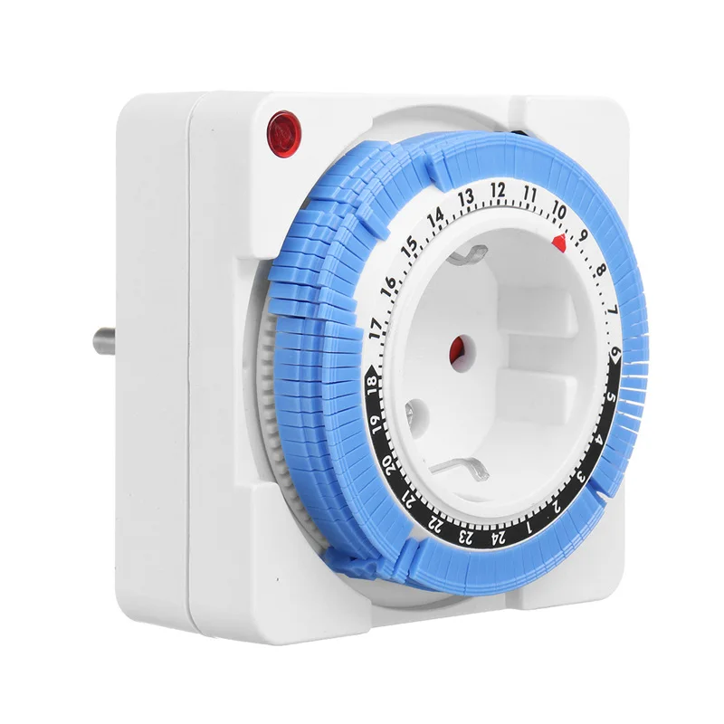 LEORY 230 В 16A умный таймер розетка 24 часа электромеханический ЕС Plug Розетки|wall outlet|timer