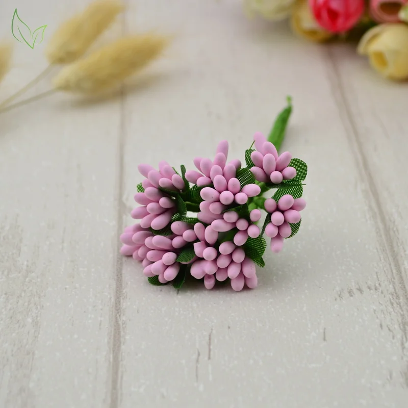 12 шт. stamen sugar Искусственные цветы ручной работы дешевые свадебные украшения diy