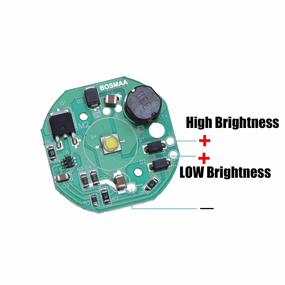 BOSMAA 10 Вт Автомобильный свет двигателя DIY светодиодный чип MX L2 7070 smd PCB модуль 6500k