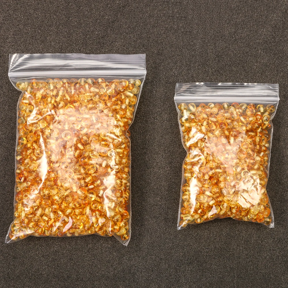 HAOHUPO оптовая продажа Прибалтики круглые Янтарные Бусины драгоценный камень для