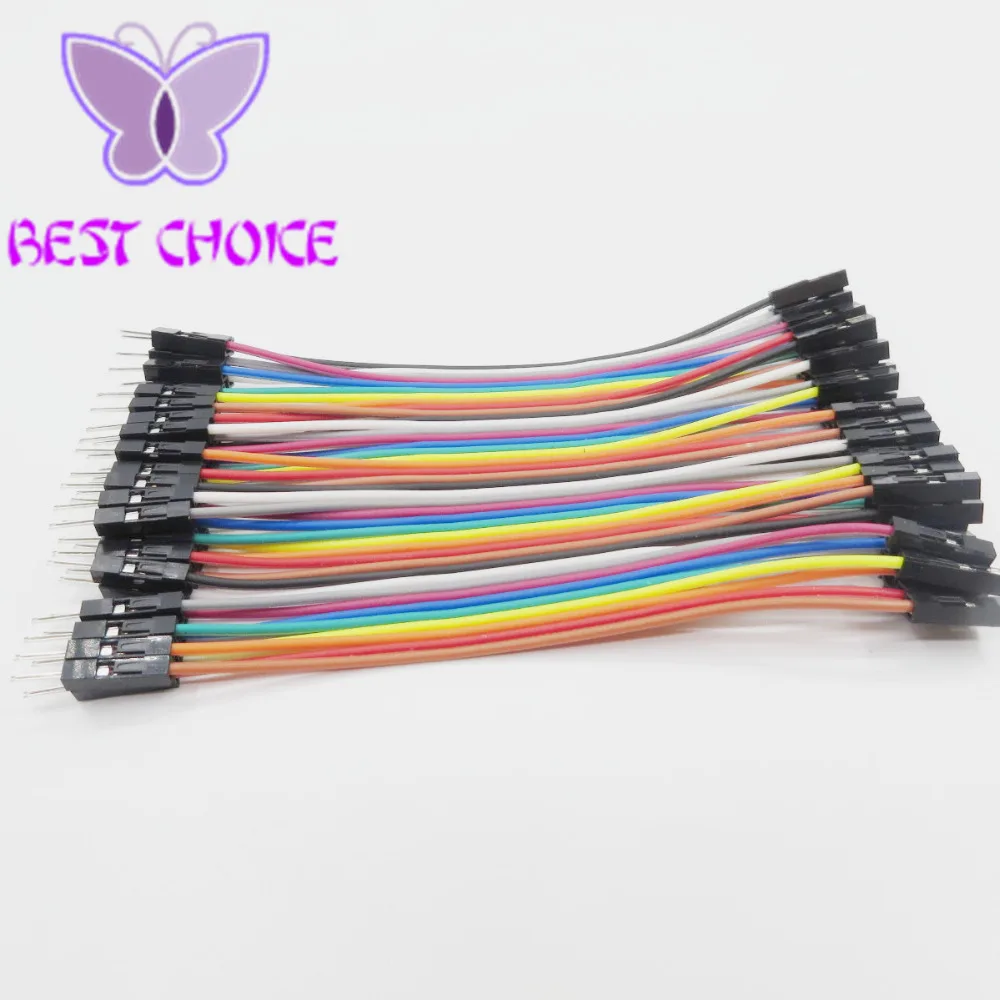 Перемычка Dupont cable line 40 шт./лот 10 см 2 54 мм 1pin разъем Мама папа|lot|lot lotlots cables |