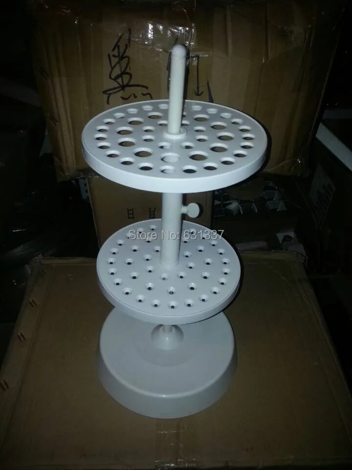 44 Отверстия PTFE белая стеклянная пипетка подставка из органического стекла градуированная пипетка держатель для стойки 44 отверстия круглая стойка