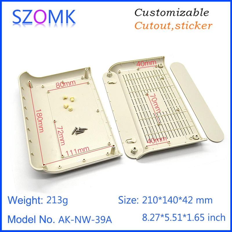 1 шт. корпус для печатной платы 210*140*42 м|enclosure 140|enclosure plasticenclosure plastic box |