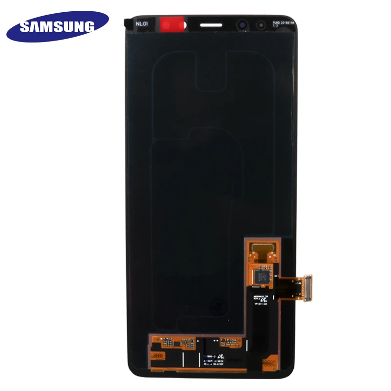 AMOLED дисплей ЖК для SAMSUNG Galaxy A8 Plus A730 ЖК-дисплей сенсорный экран дигитайзер замена можно отрегулировать